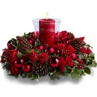 новог комп с свечей