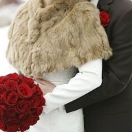 свадебный с красной розы